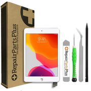 iPad Mini 5 5th Gen Screen Replacement LCD and Digitizer Repair Kit + Sleep/Wake Sensor (for Silver or Gold) - White